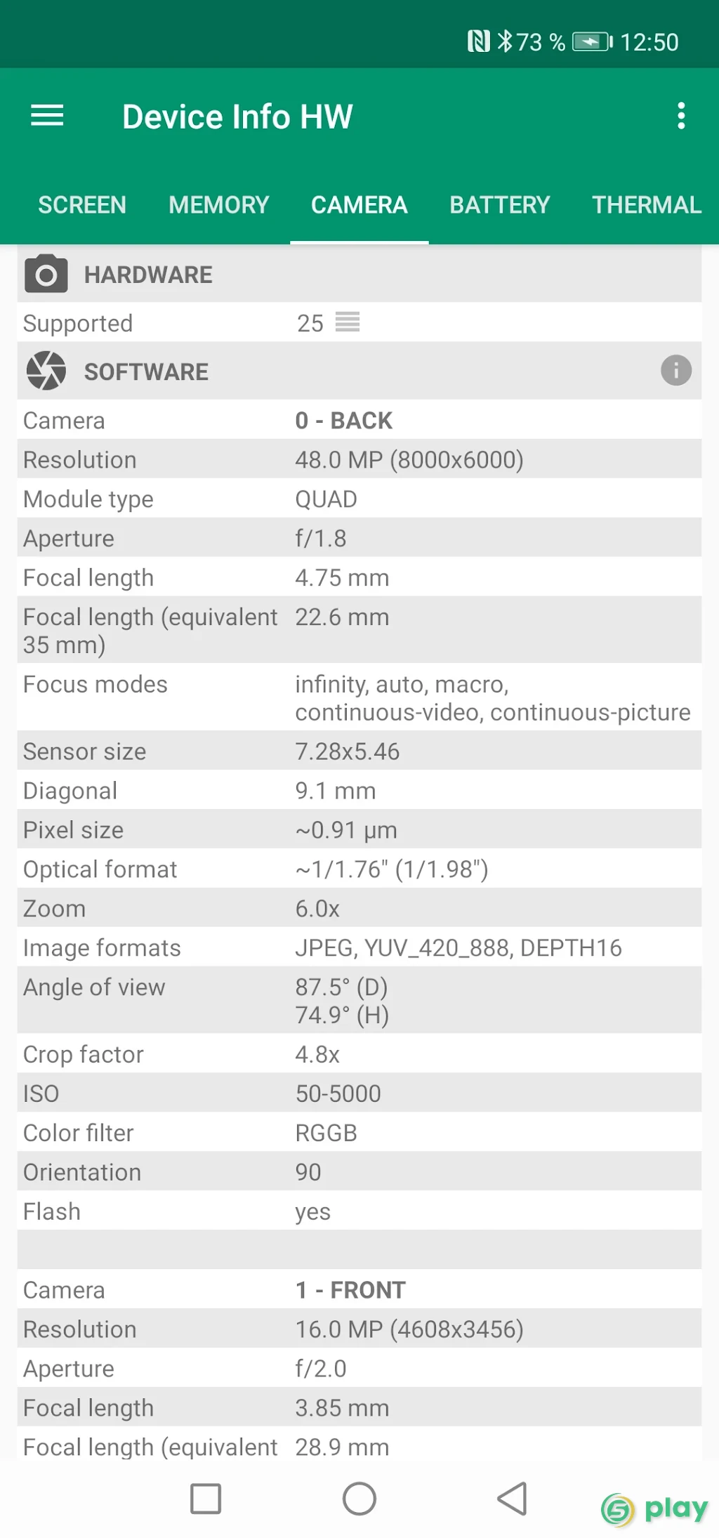 Device Info HW+ — скриншот 5