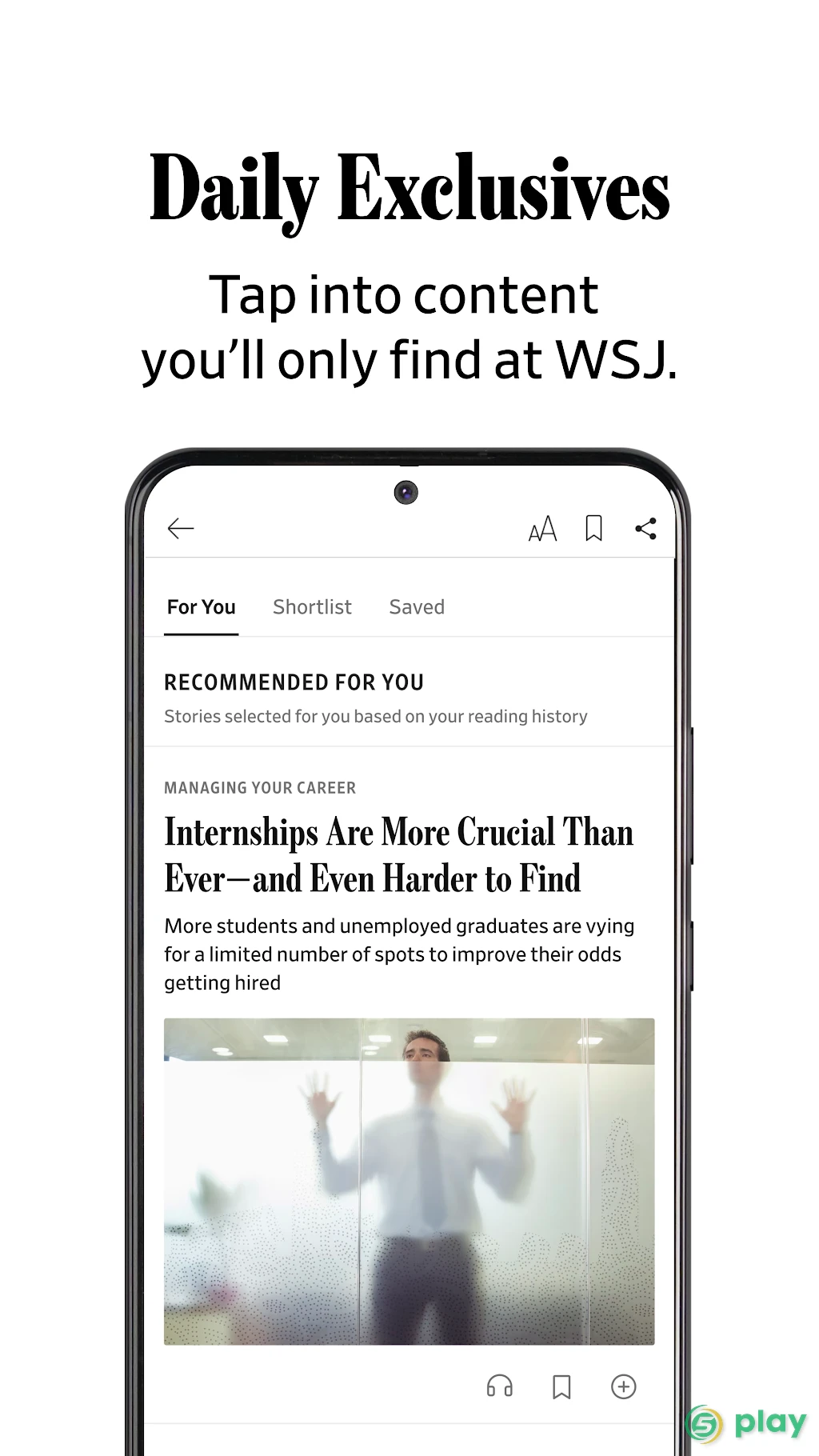 The Wall Street Journal: Business & Market News — скриншот 3