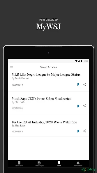 The Wall Street Journal: Business & Market News — скриншот 8