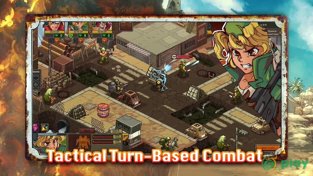 Crunchyroll: Metal Slug Tactics — скриншот 2