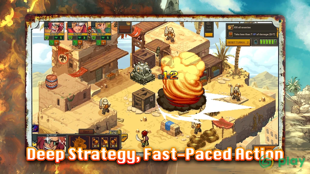 Crunchyroll: Metal Slug Tactics — скриншот 3