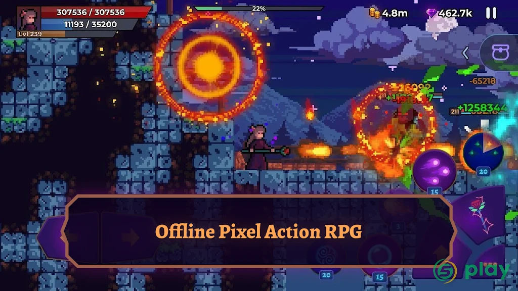 Moonrise Arena - Pixel RPG — скриншот 1
