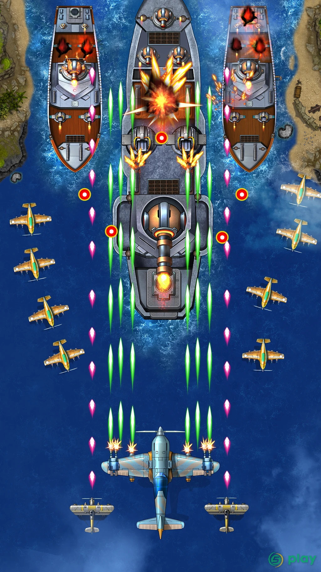1941 AirAttack: Airplane Games — скриншот 2