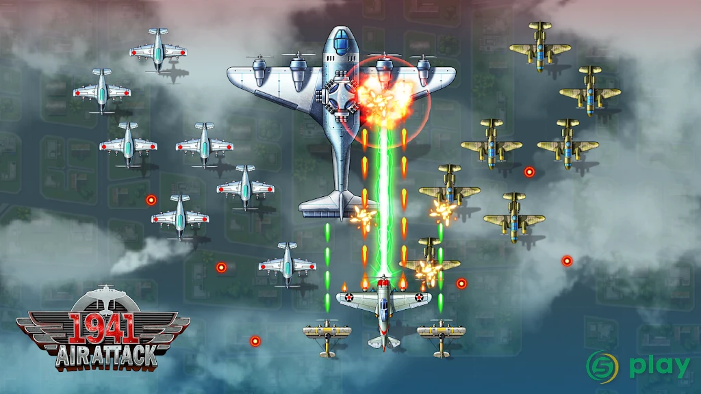 1941 AirAttack: Airplane Games — скриншот 7