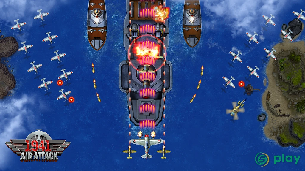 1941 AirAttack: Airplane Games — скриншот 8