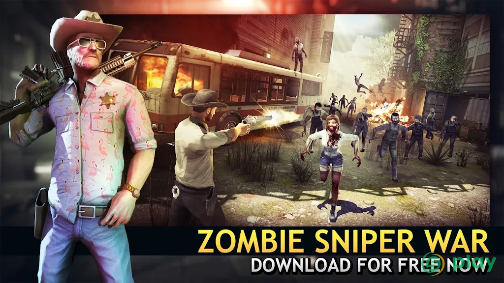 Last Hope Sniper - Zombie War — скриншот 6