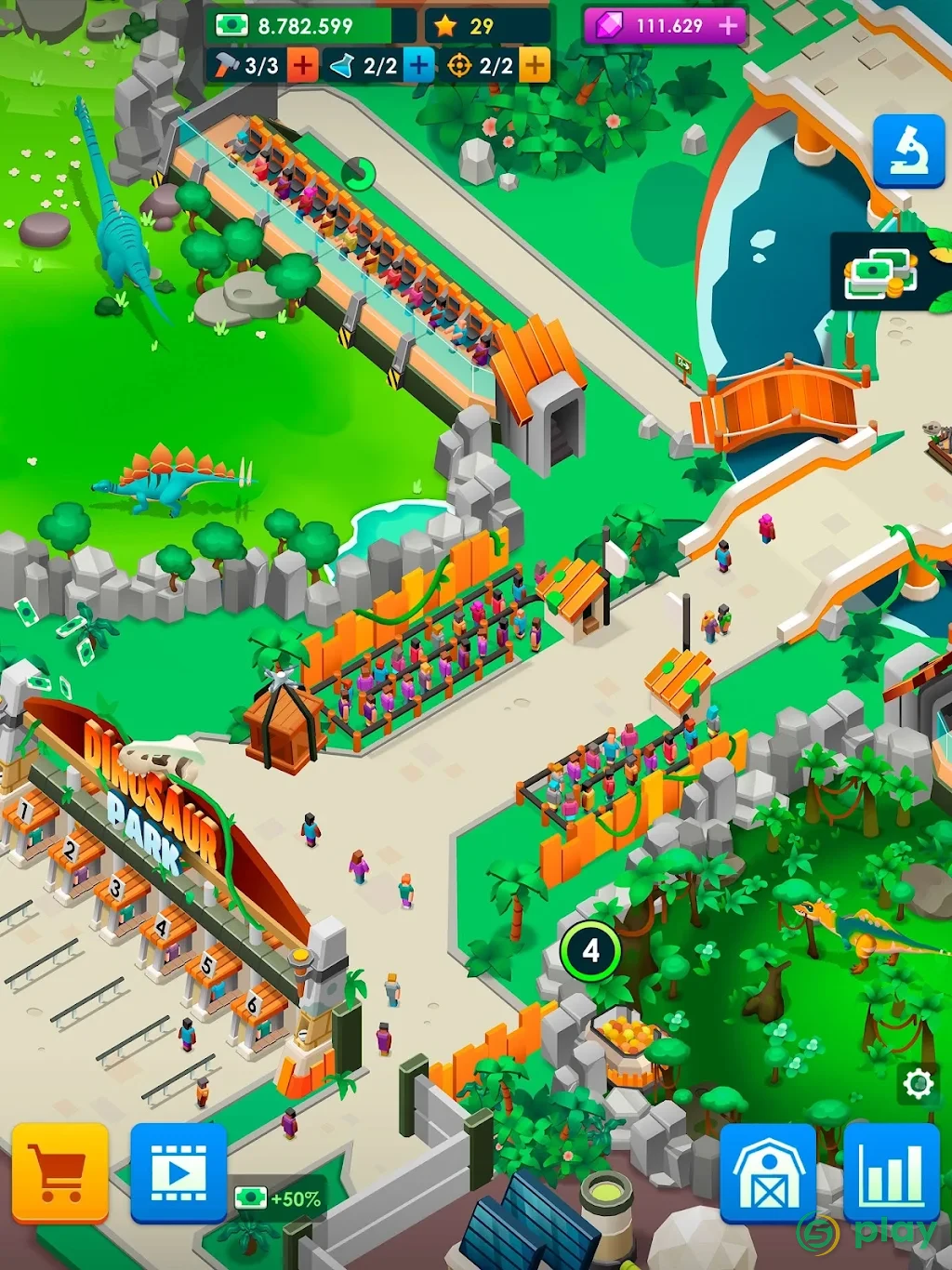 Dinosaur Park - Jurassic Tycoon — скриншот 11