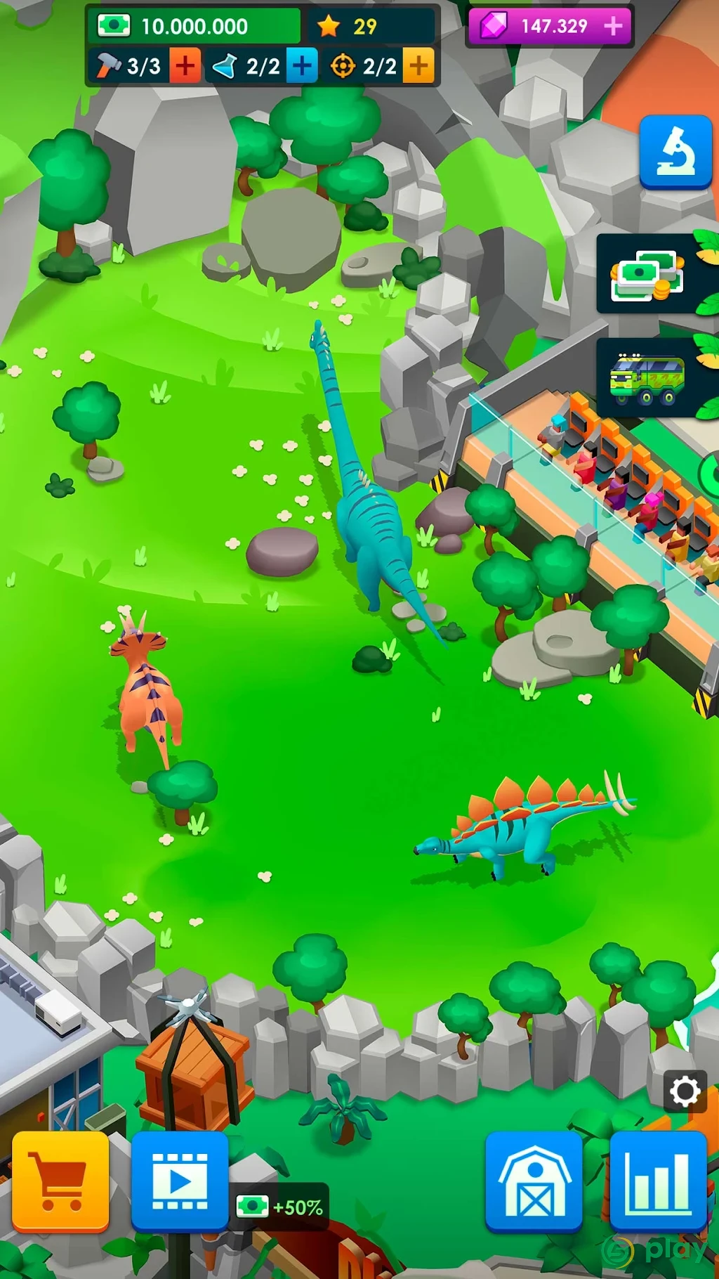 Dinosaur Park - Jurassic Tycoon — скриншот 5