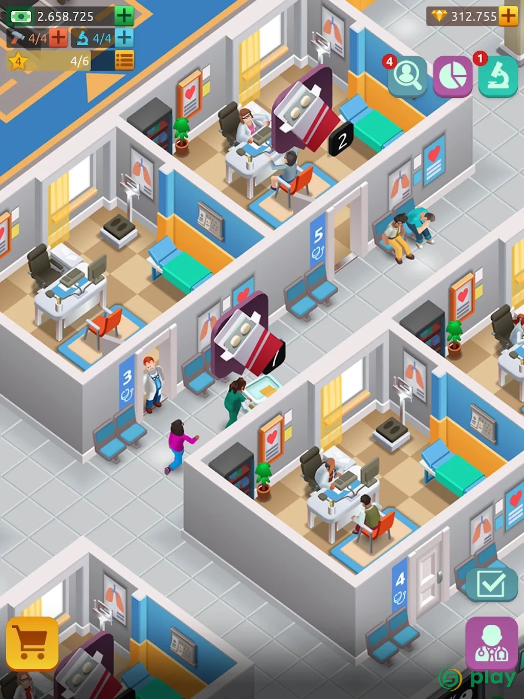 Hospital Empire Tycoon - Idle — скриншот 11