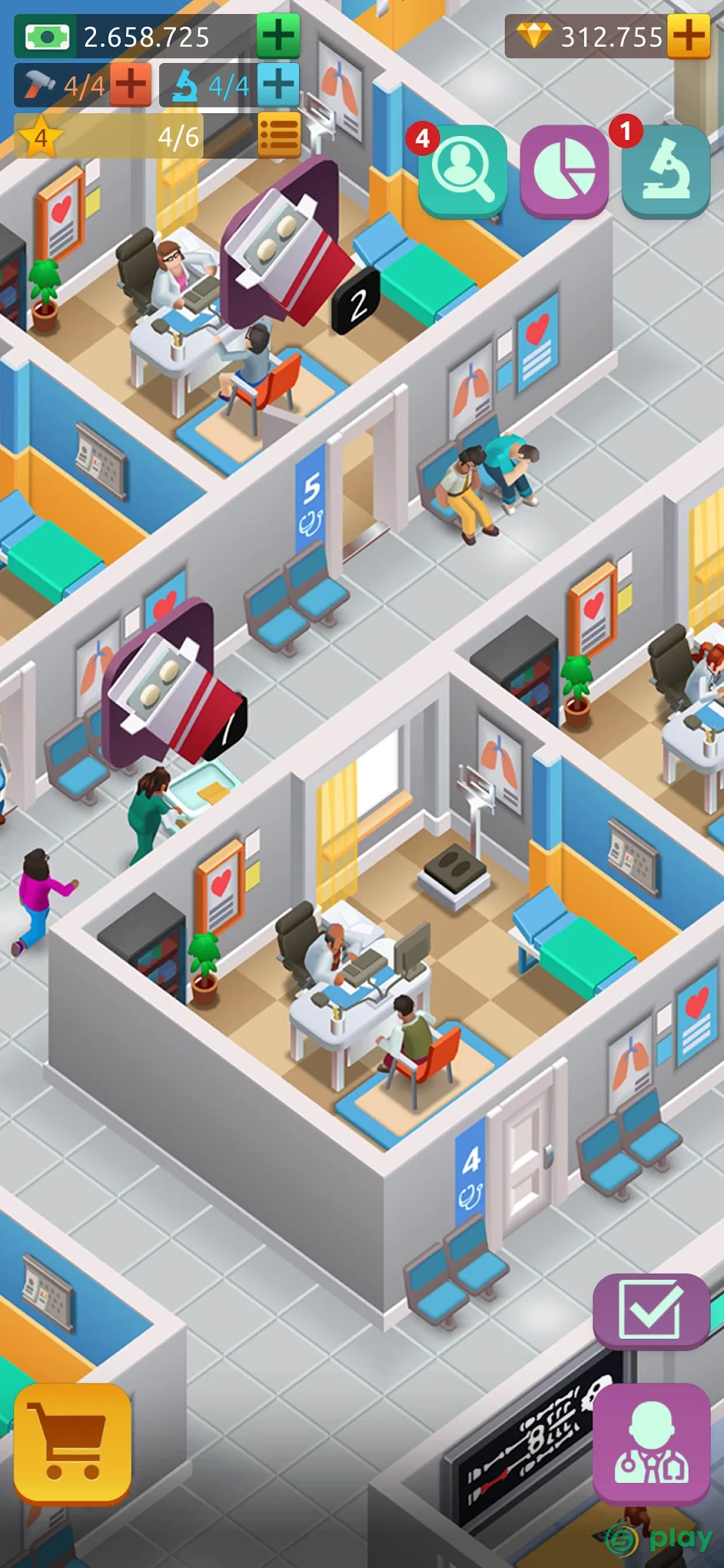Hospital Empire Tycoon - Idle — скриншот 5