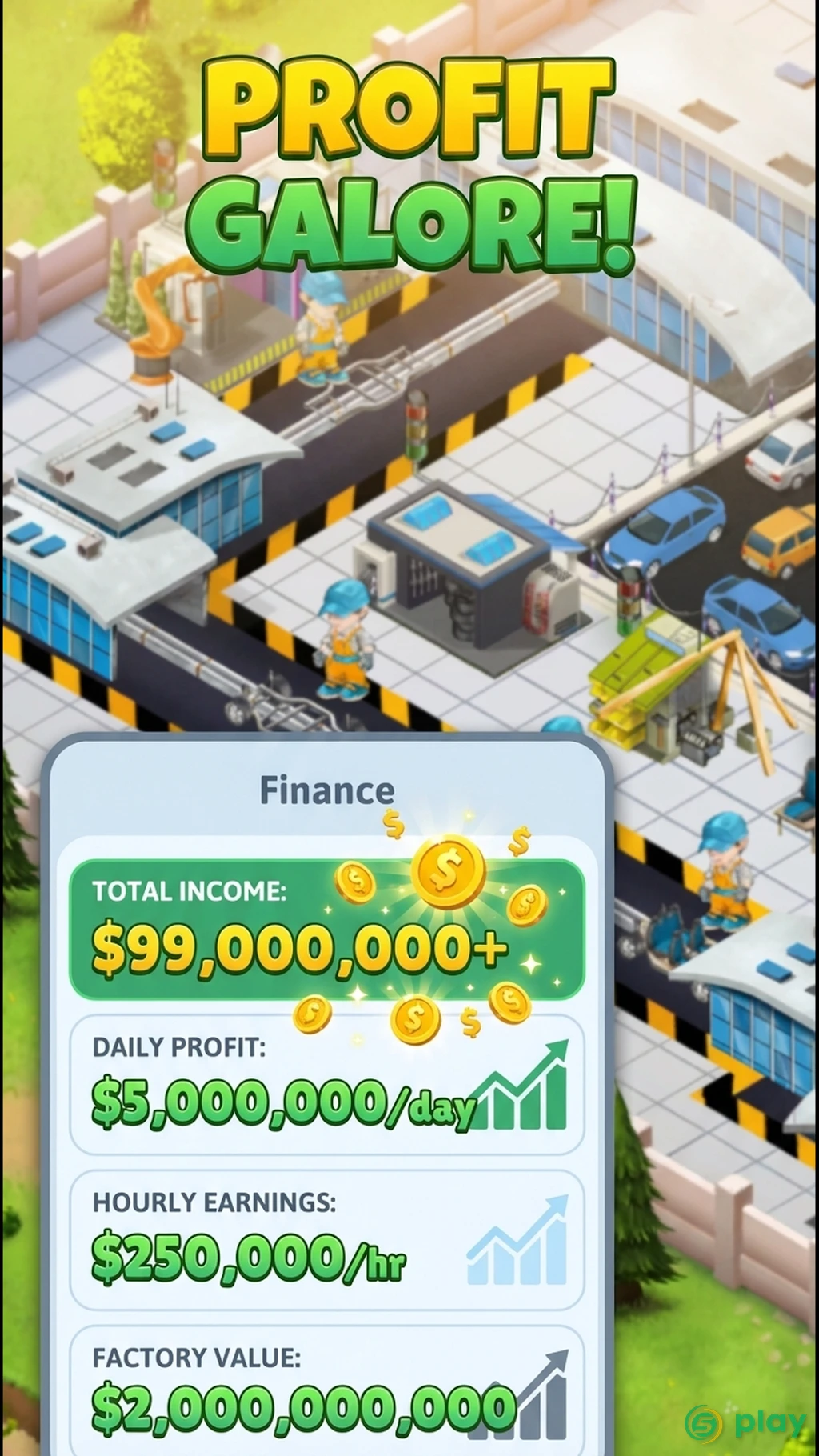 Idle Car Factory: Car Builder — скриншот 1