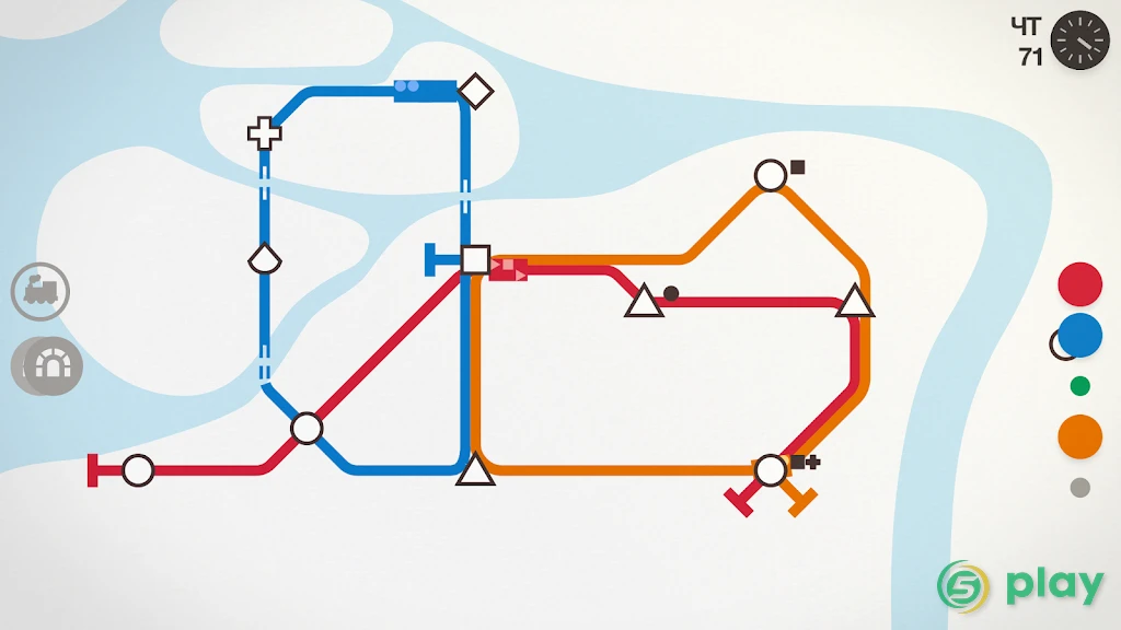 Mini Metro — скриншот 1