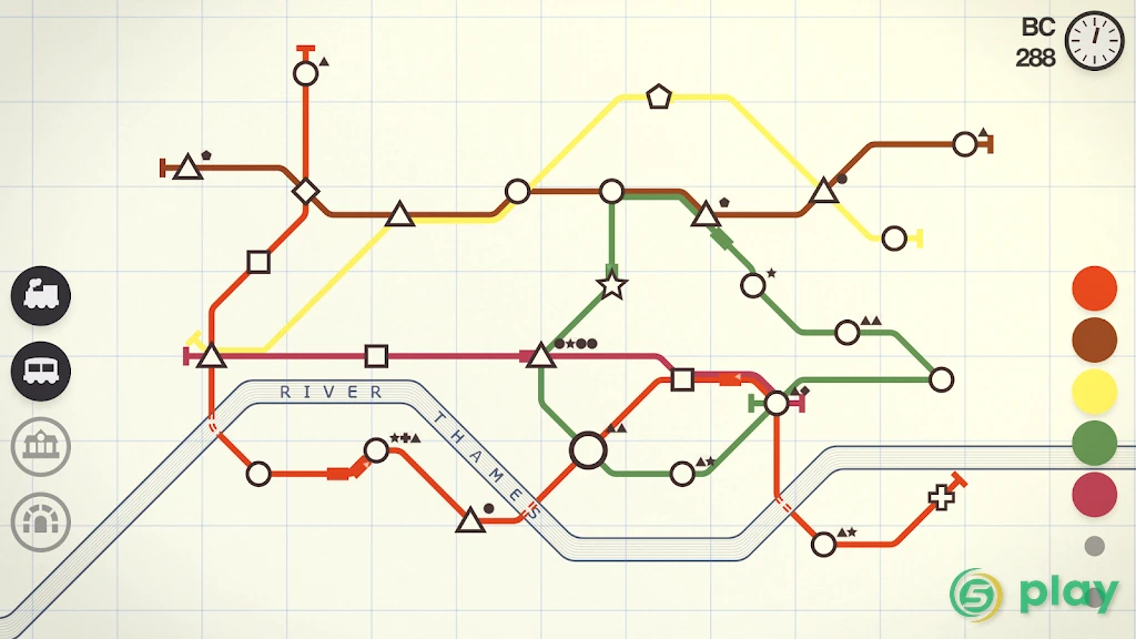 Mini Metro — скриншот 2