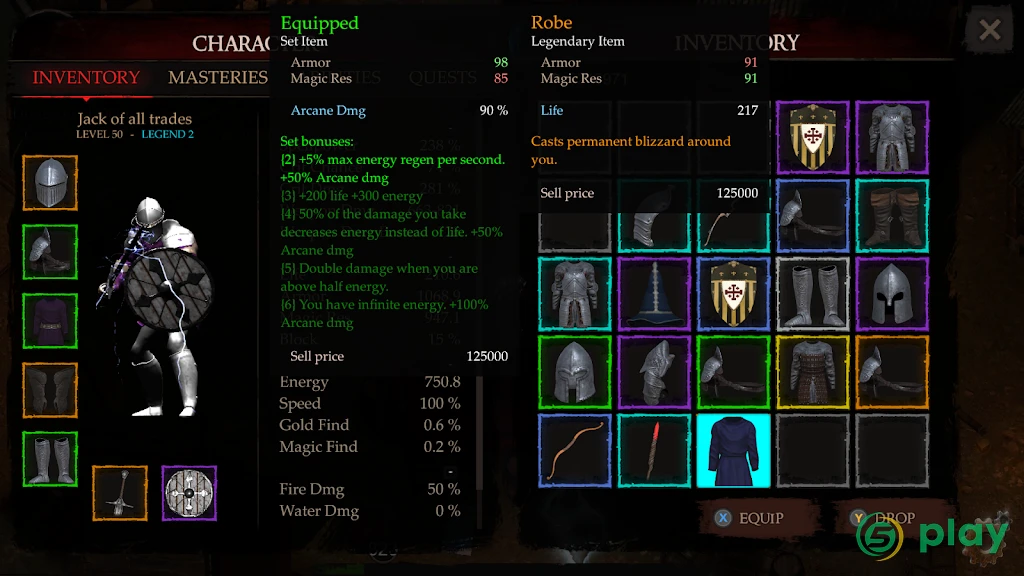 Powerlust - action RPG roguelike — скриншот 2