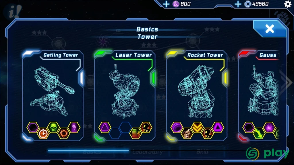Sci Fi Tower Defense Offline Game. Module TD — скриншот 5