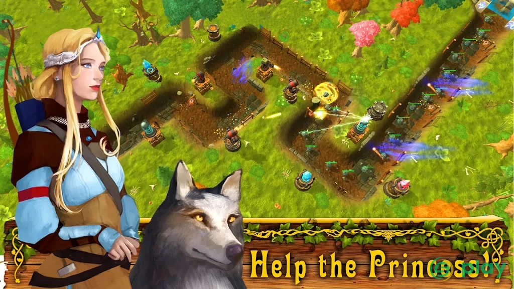 Fantasy Realm TD: Tower Defense Game — скриншот 1