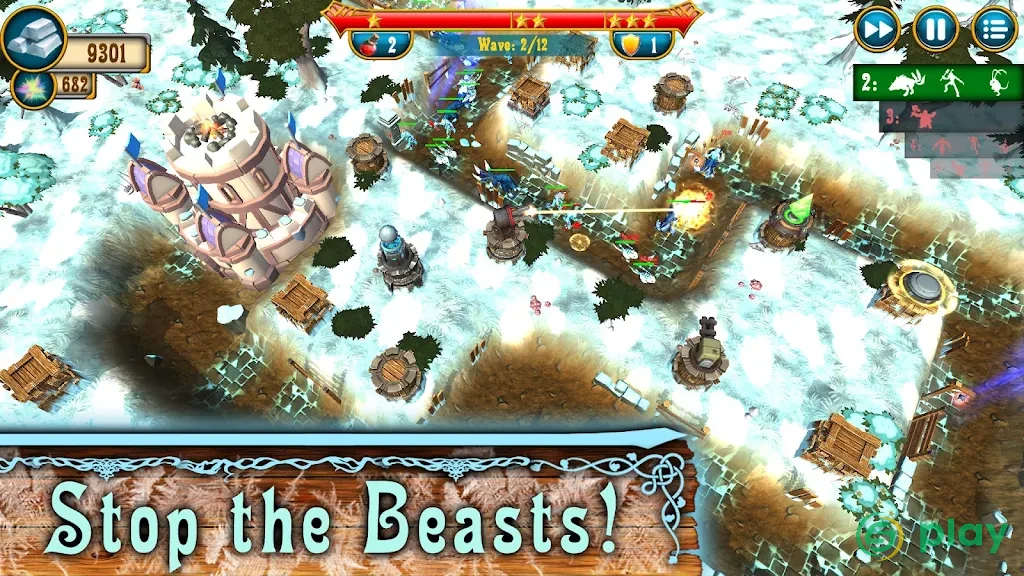 Fantasy Realm TD: Tower Defense Game — скриншот 2
