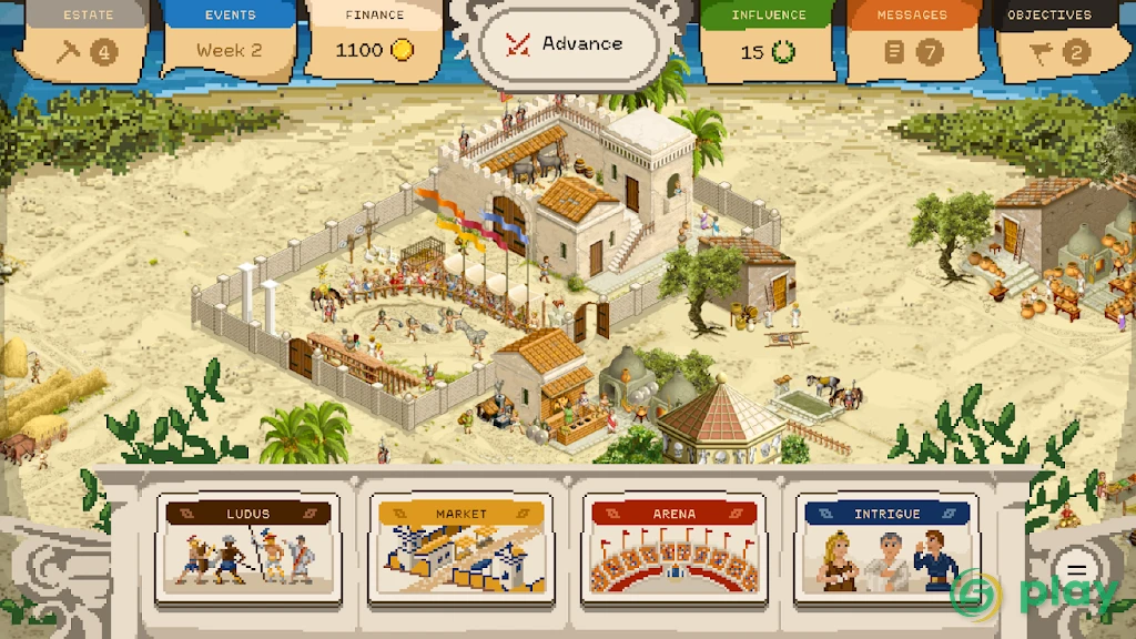 Gladiator Manager — скриншот 3