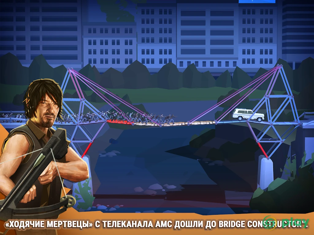 Bridge Constructor: The Walking Dead — скриншот 11