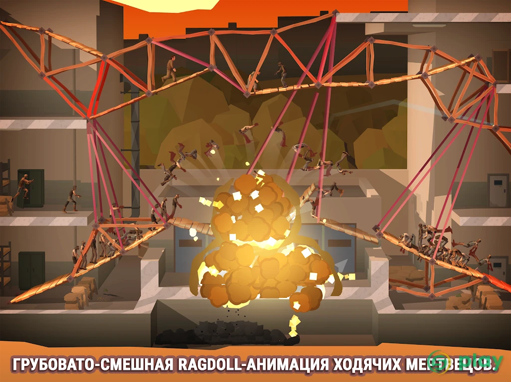 Bridge Constructor: The Walking Dead — скриншот 12