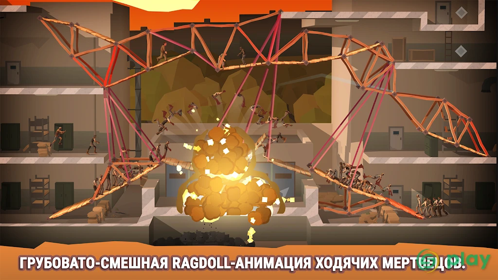 Bridge Constructor: The Walking Dead — скриншот 2