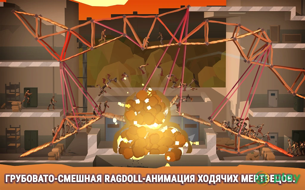 Bridge Constructor: The Walking Dead — скриншот 7