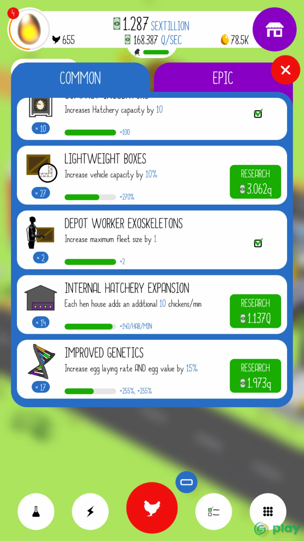 Egg, Inc. — скриншот 2