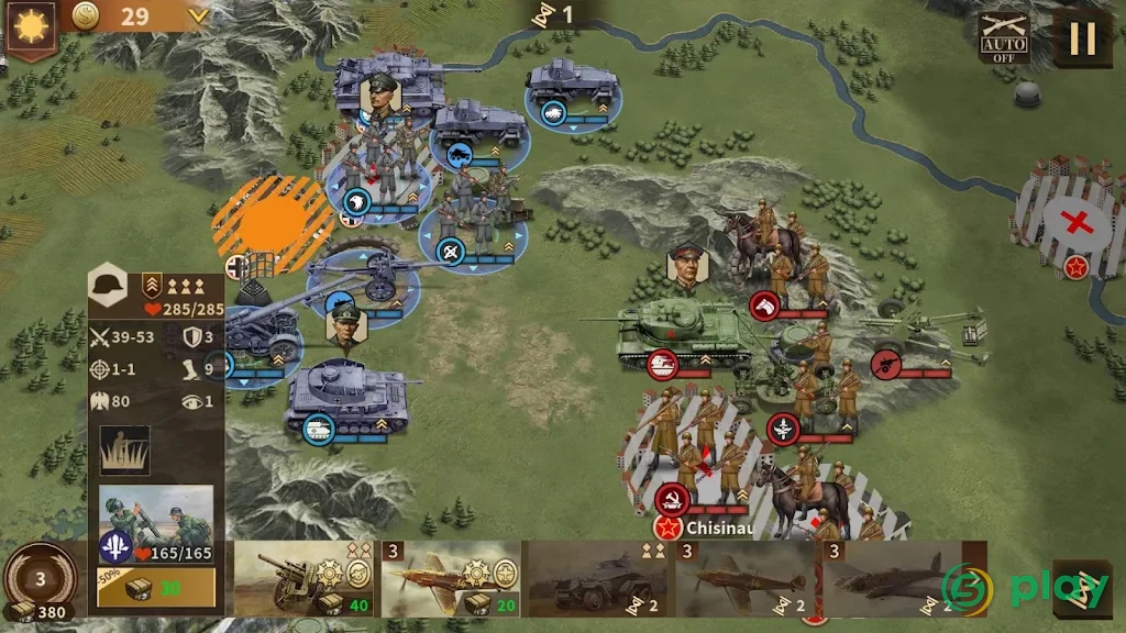 Glory of Generals 3 - WW2 Strategy Game — скриншот 1