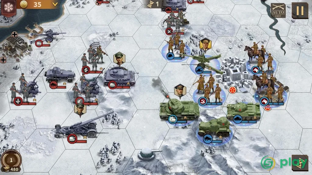 Glory of Generals 3 - WW2 Strategy Game — скриншот 2