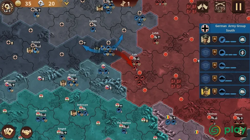 Glory of Generals 3 - WW2 Strategy Game — скриншот 4
