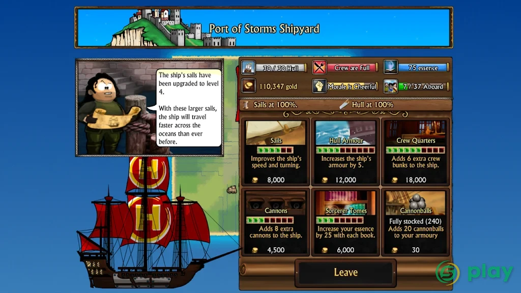 Swords and Sandals Pirates — скриншот 3