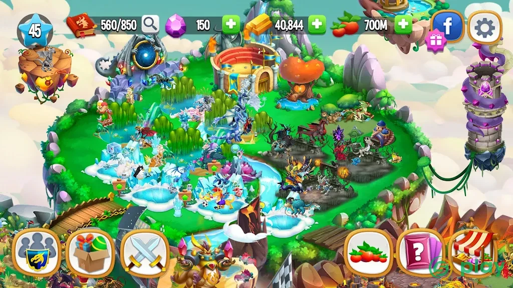 Dragon City (Город драконов) — скриншот 5