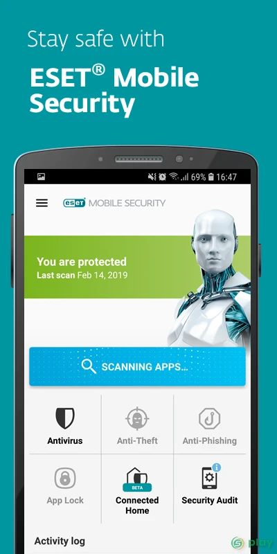 ESET Mobile Security & Antivirus PREMIUM — скриншот 1