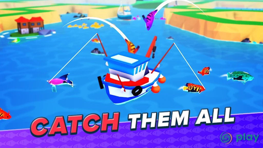 Fish idle: hooked tycoon. Your own fishing boat — скриншот 1