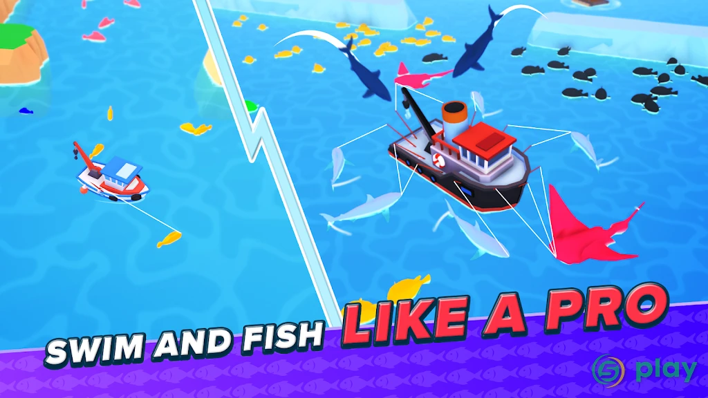 Fish idle: hooked tycoon. Your own fishing boat — скриншот 2
