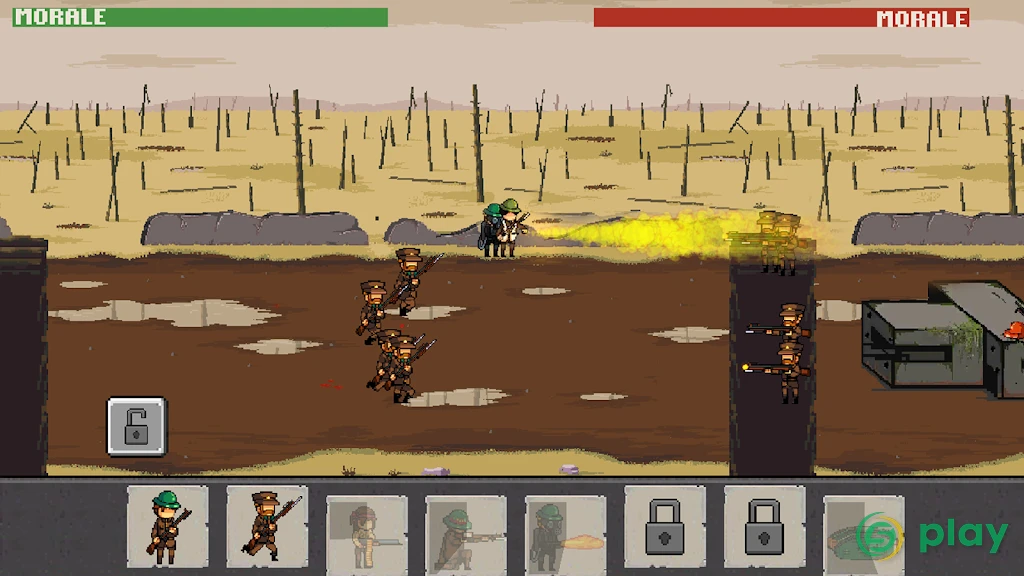 War Troops 1917: Trench Warfare WW1 Strategy Game — скриншот 1