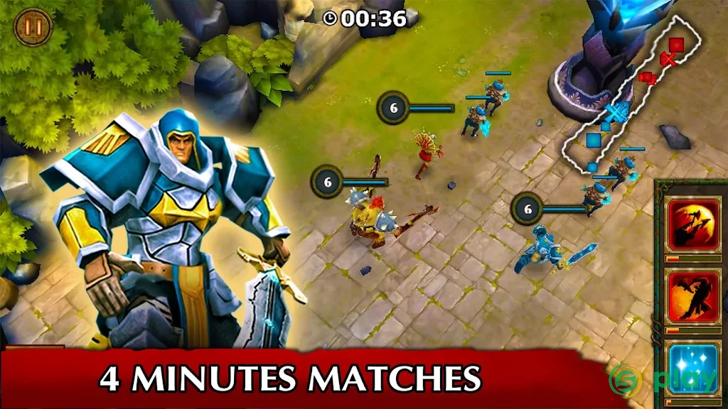 Legendary Heroes MOBA — скриншот 3