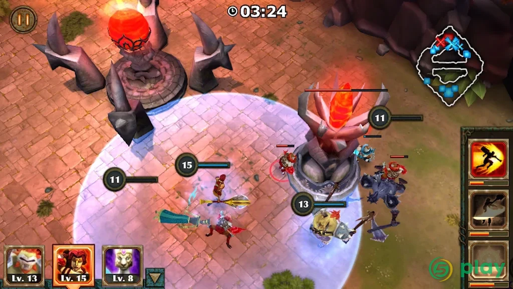 Legendary Heroes MOBA — скриншот 7