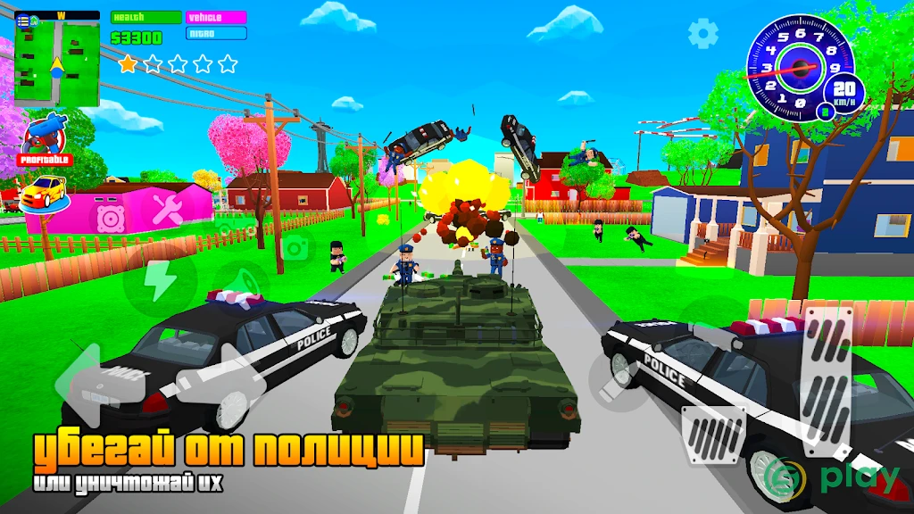 Gangs Wars: Pixel Shooter RP — скриншот 1