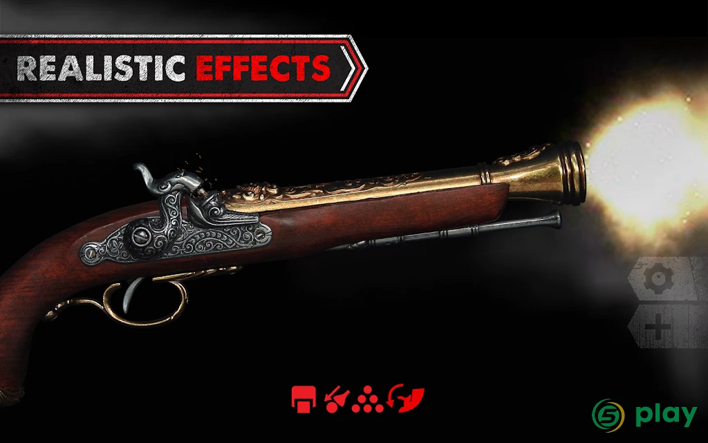 Weaphones Antiques Gun Sim — скриншот 2