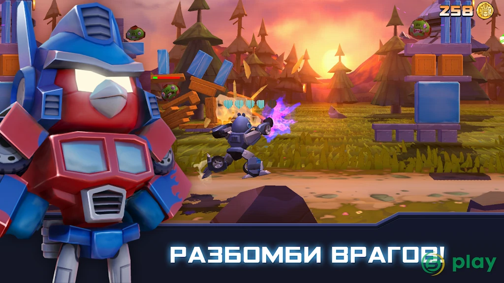 Angry Birds Transformers — скриншот 6