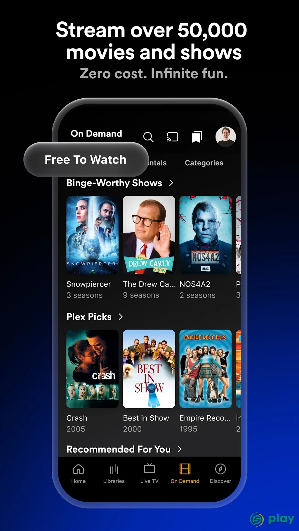 Plex: Stream Free Movies & Watch Live TV Shows Now — скриншот 6