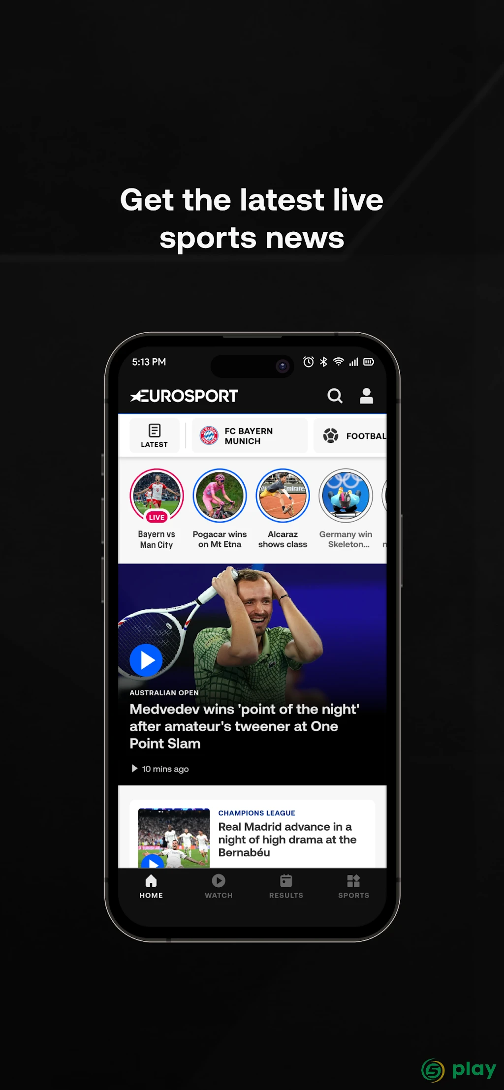 Eurosport — скриншот 3