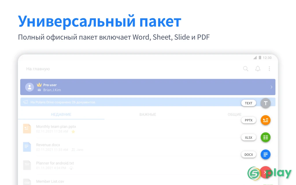 Polaris Office Pro — скриншот 8