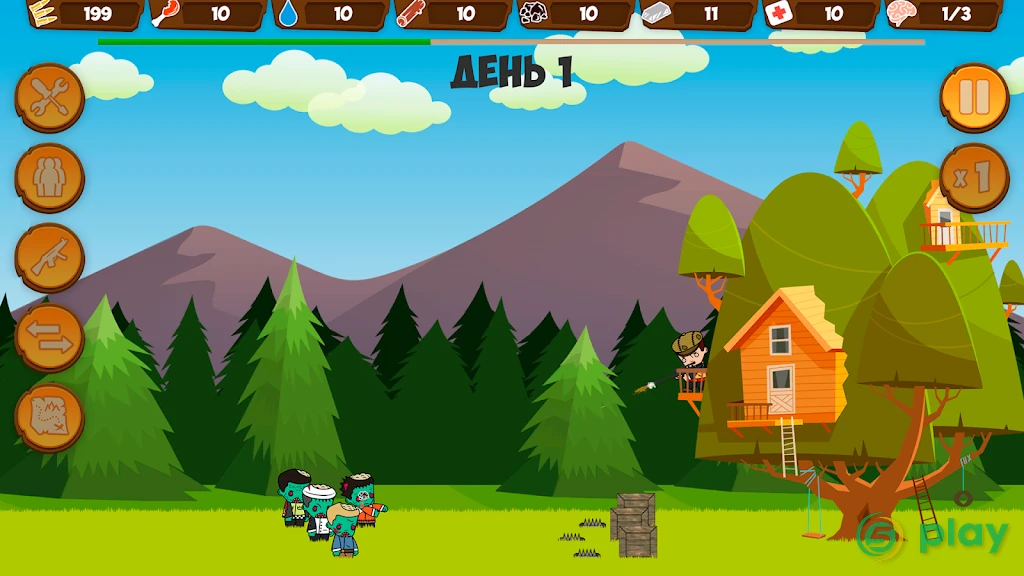 Zombie Forest HD: Survival — скриншот 1