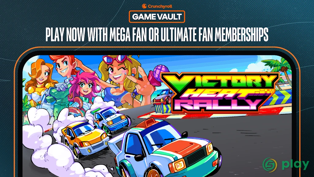 Crunchyroll Victory Heat Rally — скриншот 1