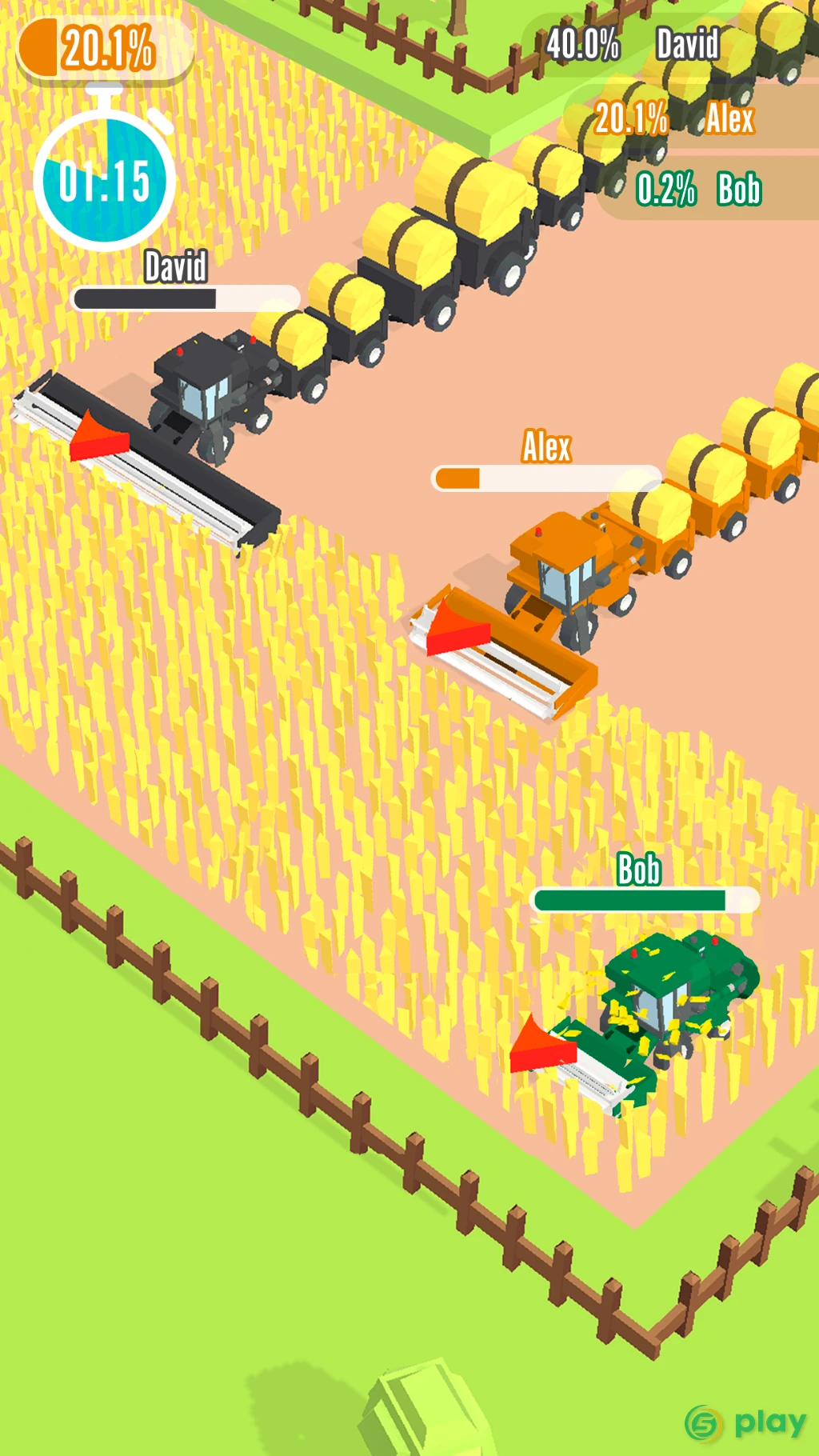 Harvest.io — скриншот 2