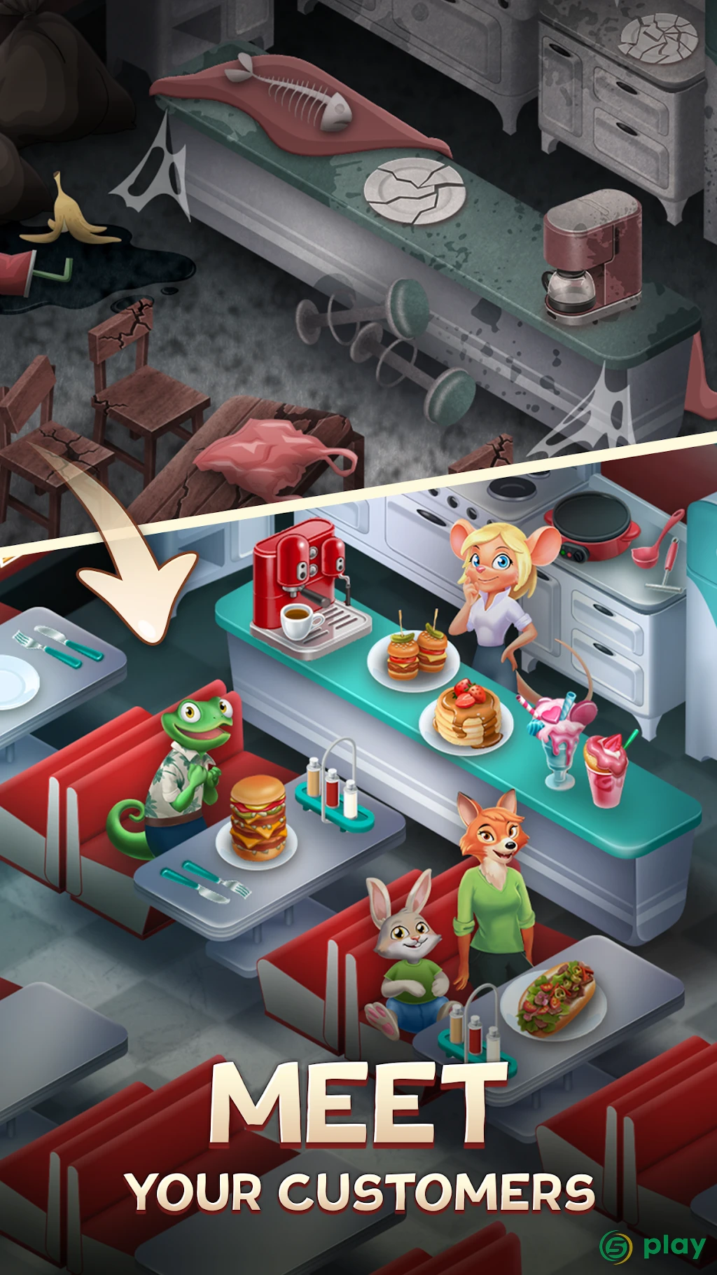 Merge Inn - Вкусный пазл! — скриншот 10
