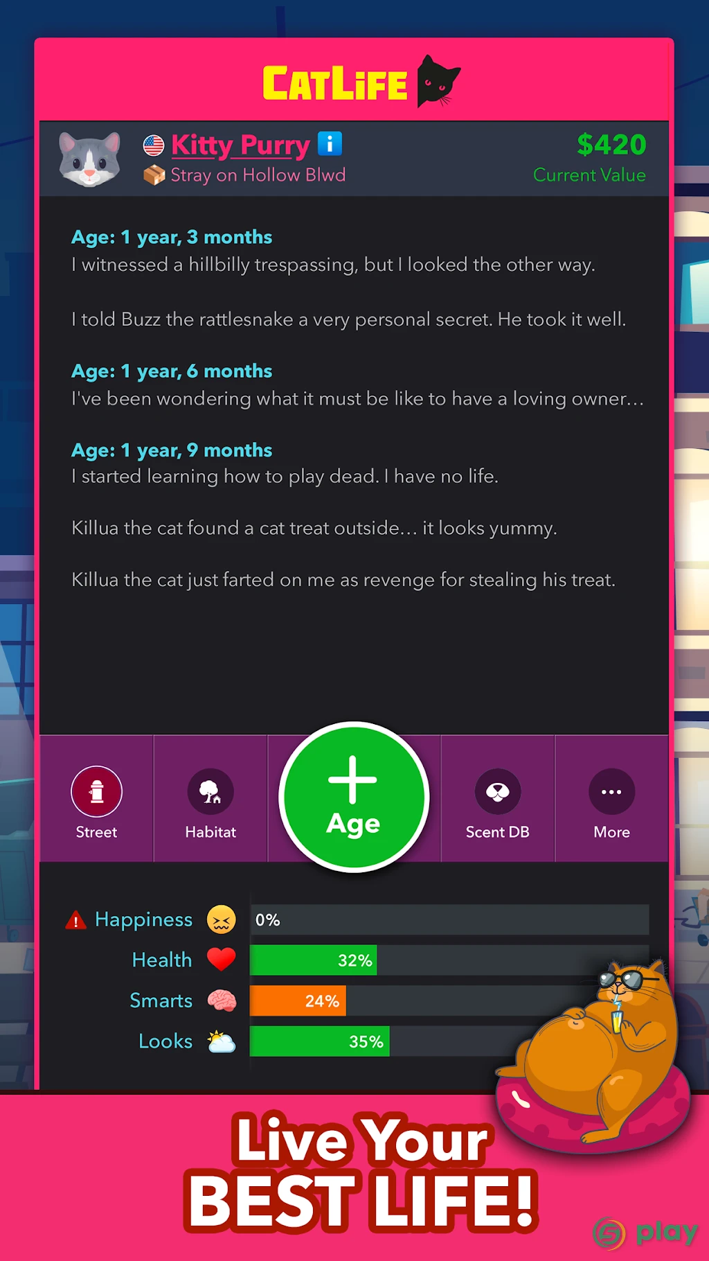 BitLife Cats - CatLife — скриншот 4