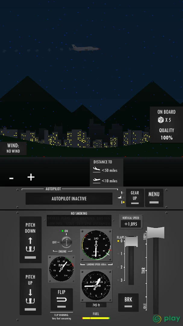 Flight Simulator 2d - realistic sandbox simulation — скриншот 3